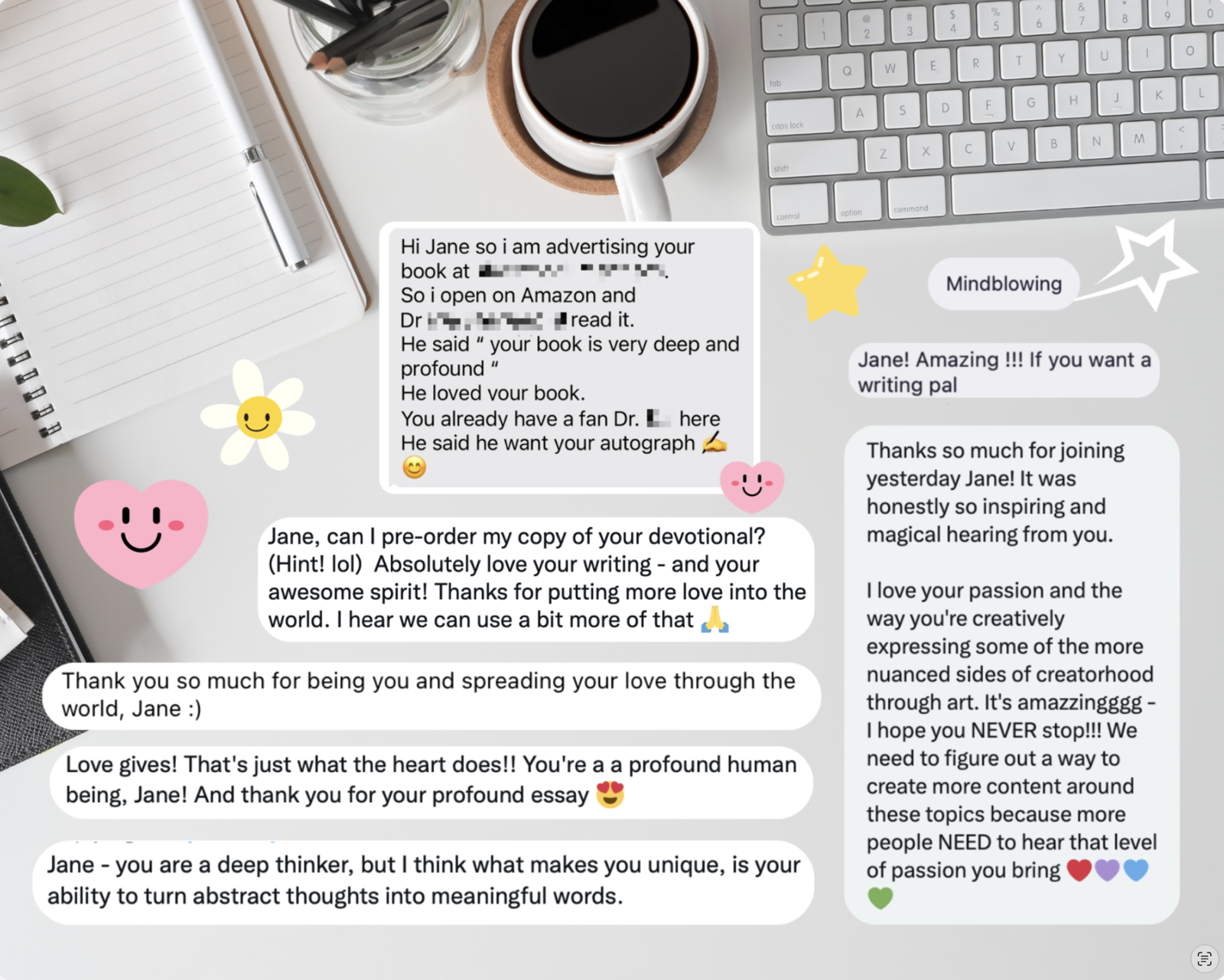 messages readers sent