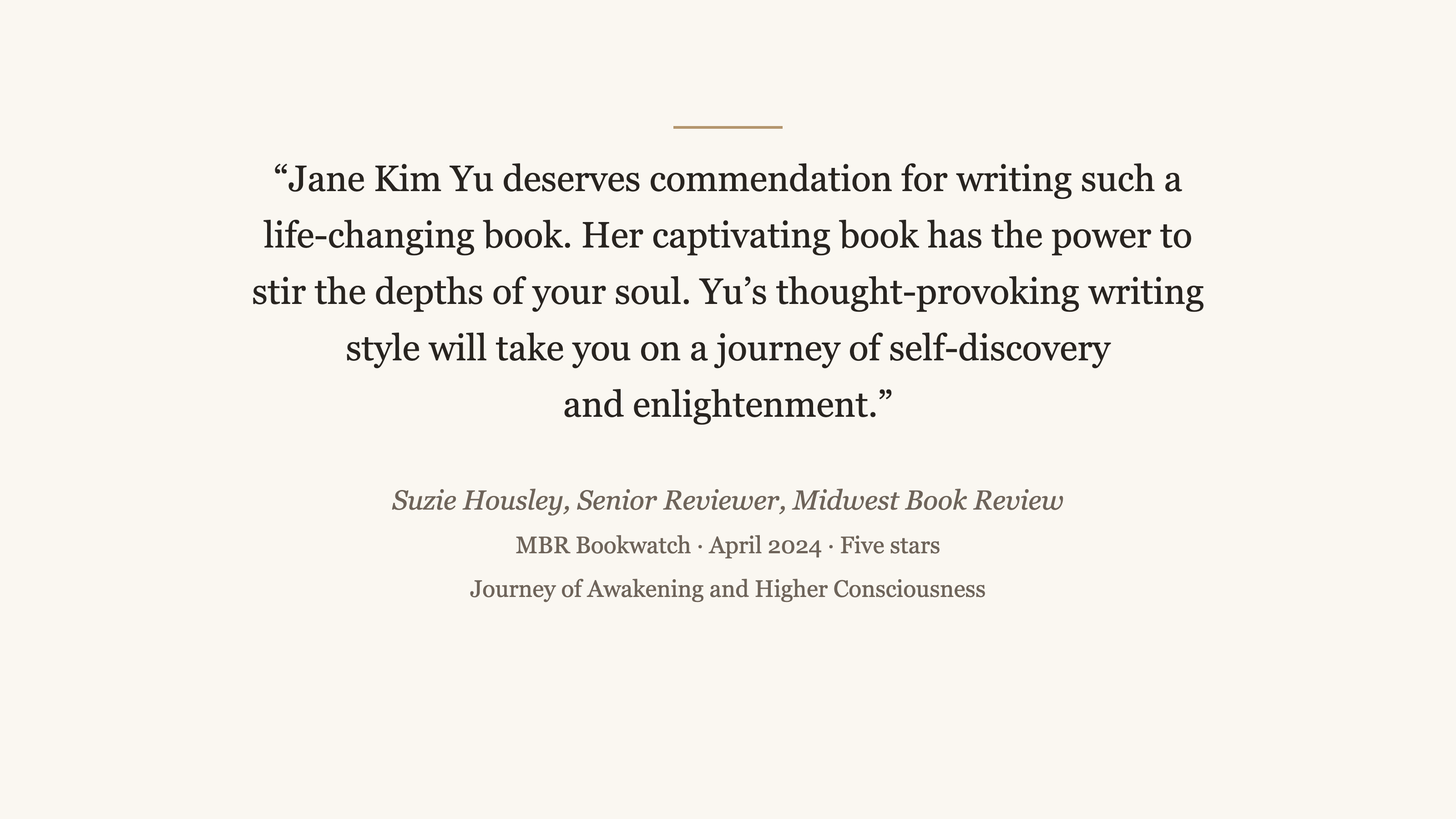 Midwest Book Review, Suzie Housley, five stars