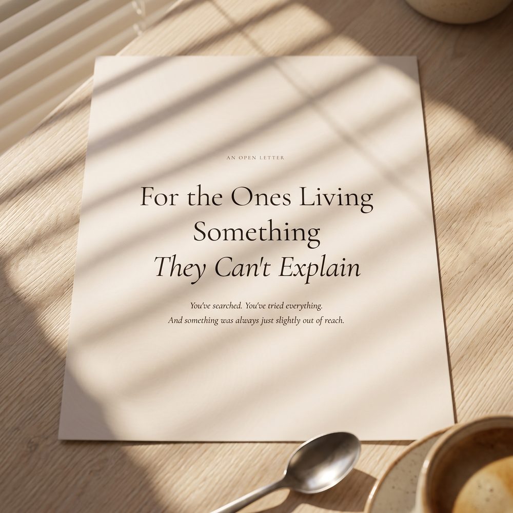 A folded letter and a mug of coffee resting on a sunlit veranda table